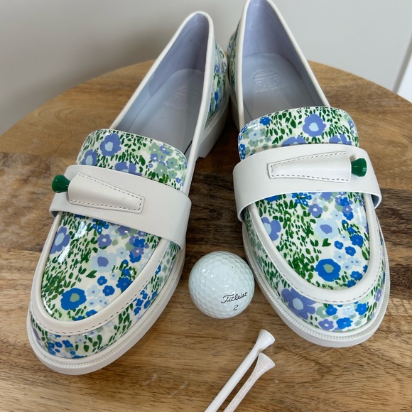 Tory Burch Shoes - NWOT TORY BURCH SLIP ON GOLF SHOES. Darling golf shoe. New! Size 10